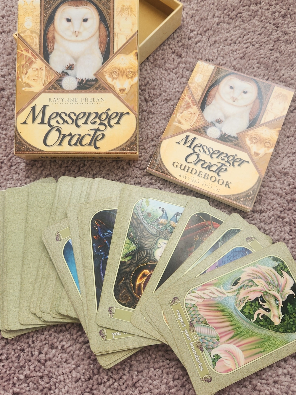 Messenger Oracle Card Deck with Guidebook